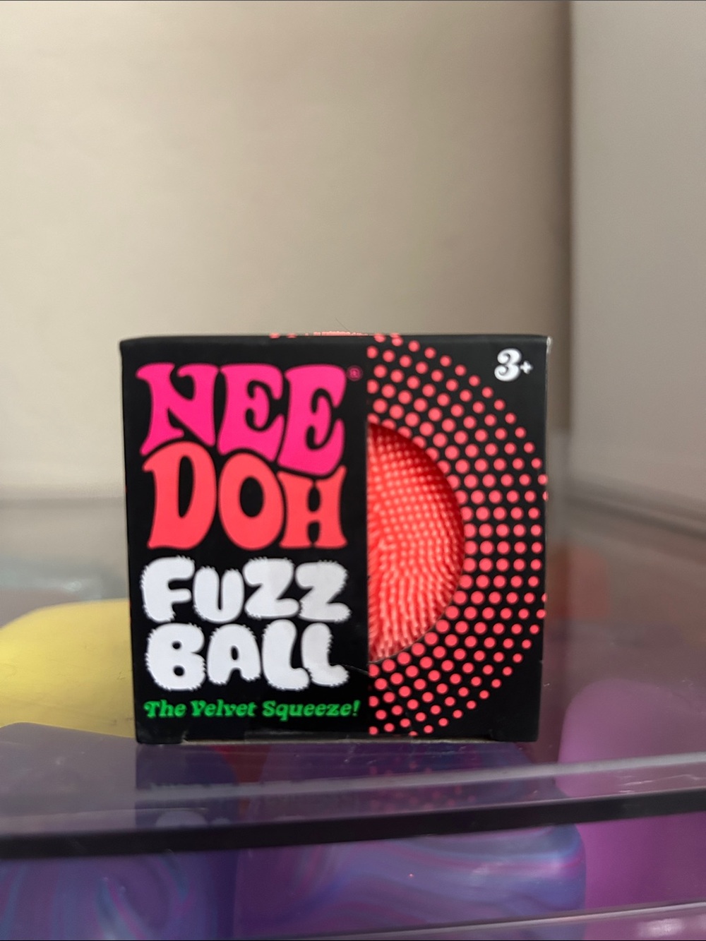 Fuzz Ball - Red Velvet Squeeze Toy